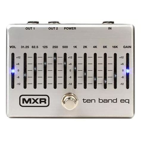 Mxr M108s 10 Band Eq Fx Pedal For Electric Guitar South Coast Music