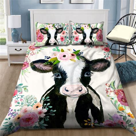 Love Beautiful Cow Bedding Set Gllds2bisb Betiti Store