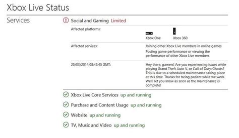 Xbox live down or not working? Xbox Live service alert impacts Xbox One, GTA 5 and Call ...
