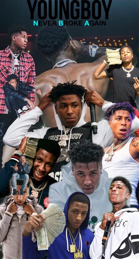 Nba Youngboy Collage Wallpapers Wallpaper Cave