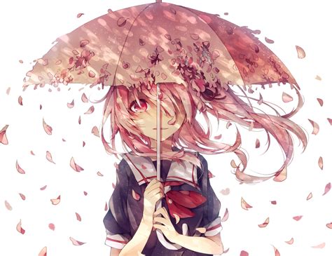 Wallpaper Illustration Anime Umbrella Kantai