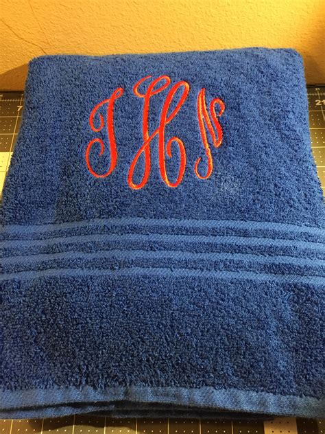 Monogrammed Bath Towel Monogrammed Bath Towels Embroidered
