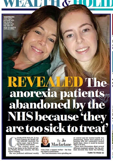Revealed The Anorexia Patients Abandoned By The Nhs Because ‘they Are Too Sick To Treat