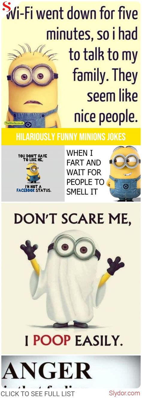 Offensive jokes are fine as long as they are still jokes, we do make exceptions for extremely offensive jokes. Hilariously Funny Minions Jokes Of All Time #minions # ...