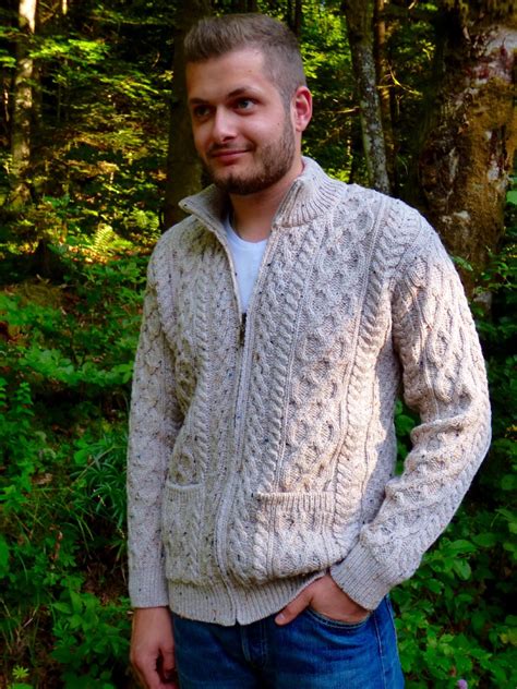 Doux, chauds et confortables, les. gilet irlandais homme
