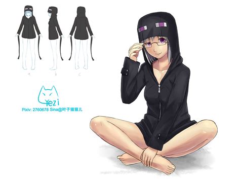 Enderman Minecraft Drawn By Dongqing Zaozigao Danbooru