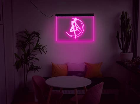 Anime Neon Signneon Sign Wall Decorled Neon Sign Etsy