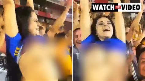 Football 2022 Fan Who Flashed Breasts Joins OnlyFans After Going Viral