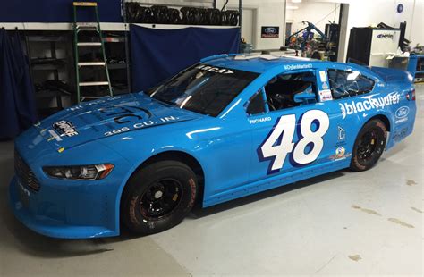 Martin In New Composite Car Running Petty Blue At Chicagoland