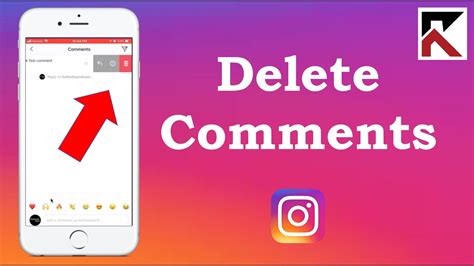 How To Delete Comments Instagram Youtube