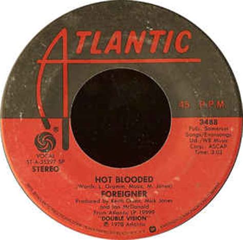 Am ama valid subscription is frequired to cexport to onsong and gsimilar apps. Foreigner: Hot Blooded & Tramontane /7" 45 RPM VINYL ...