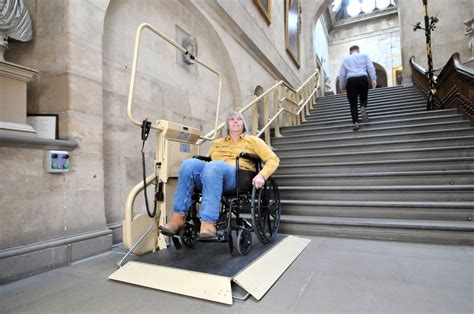 Wheelchair Platform Lift Installation In Castle Howard Stannah