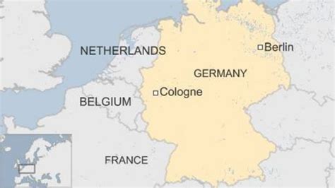 Cologne Germany Map