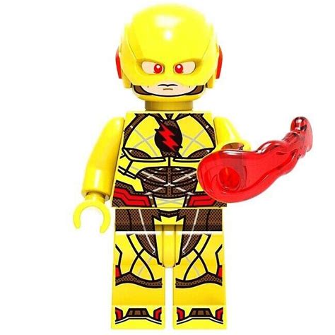Custom Lego Dc Super Heroes Reverse Flash Minifigure See Description