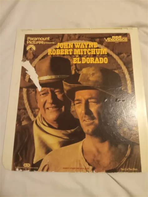 John Wayne Robert Mitchum In El Dorado Ced Electronic Disk Picclick