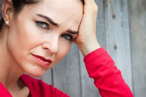 close up of sad and depressed woman stock image image of people casual 52617895