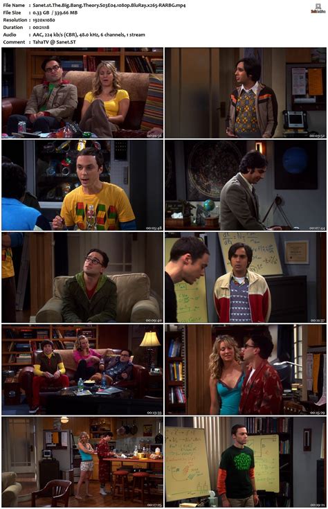 The Big Bang Theory S03 1080p Bluray X265 Rarbg Softarchive