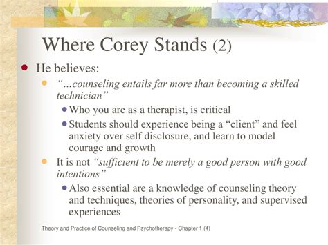 Ppt Theory And Practice Of Counseling And Psychotherapy Powerpoint