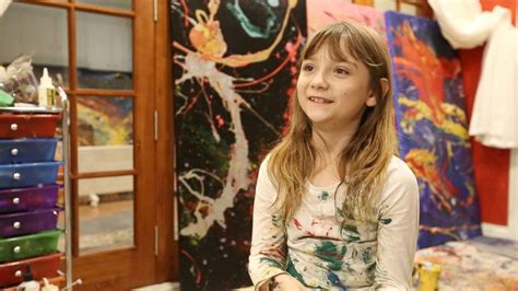 Aelita Andre Year Old Abstract Painter Opens Solo Show In Famed Russian Museum ABC News