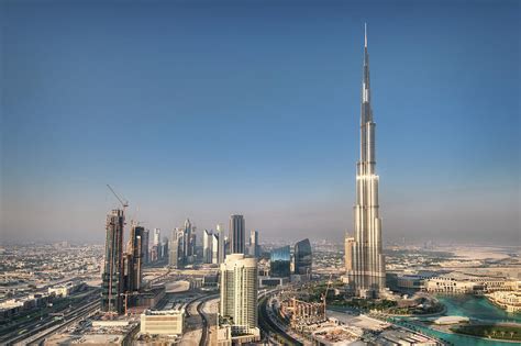 Aerial View Of Burj Khalifa By