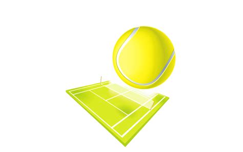 Realistic Illustration Of Yellow Tennis Ball Free Stock Illustrations