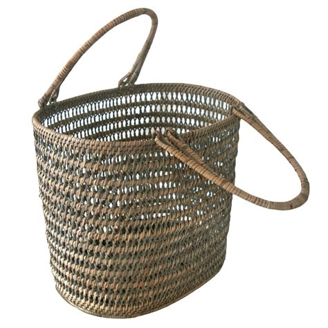 A wide variety of rattan weave material options are available to you, such as general use, design style, and material. Oval Grey Open Weave Natural Rattan Designer Basket