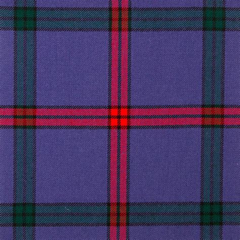 Montgomery Modern Heavy Weight Tartan Fabric Lochcarron Of Scotland