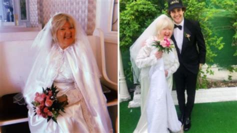 52 Year Age Gap 22 Year Old Marries His Best Mates 74 Year Old Mum 7news