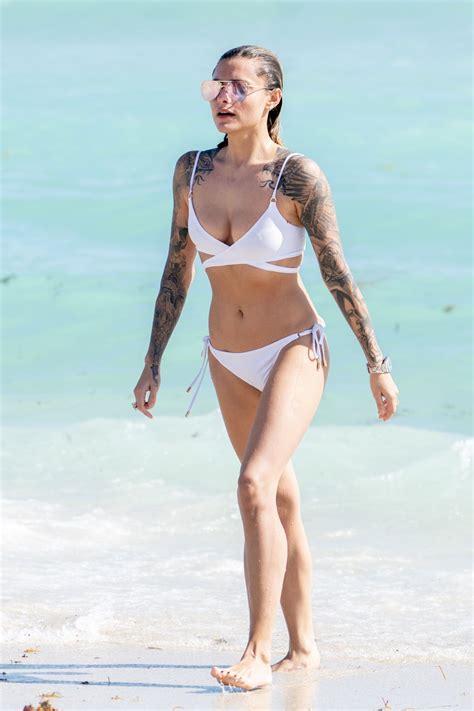 Sophia Thomalla In Bikini At A Beach In Miami 12302018 Hawtcelebs