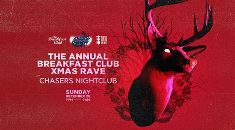 The Annual Breakfast Club Xmas Rave Chasers Nightclub South Yarra