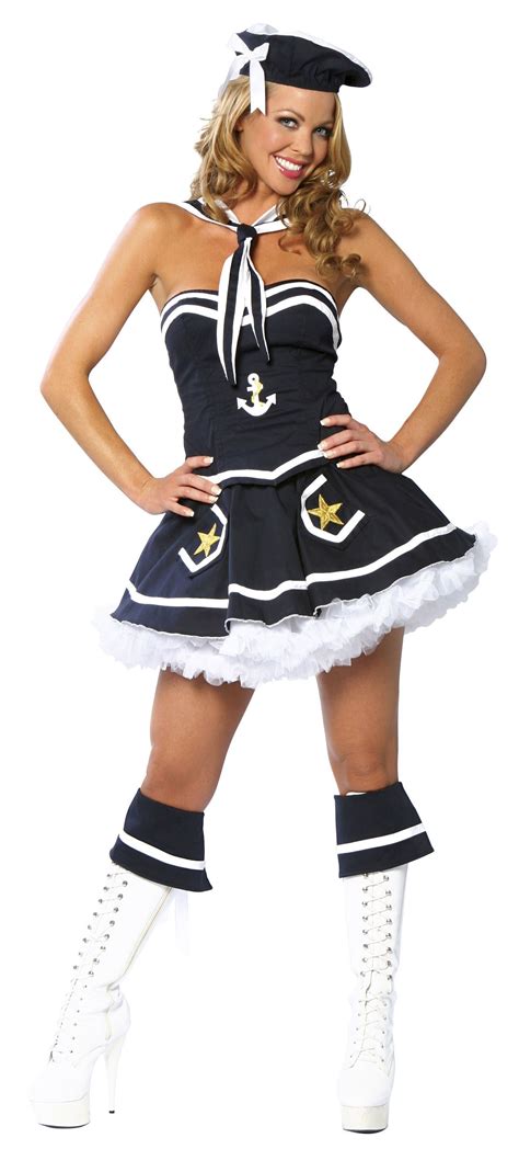 Adult Flirty Sailor Women Costume 5799 The Costume Land
