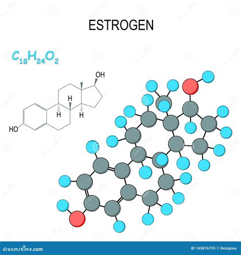 Estrogen Chemical Structural Formula And Model Of Free Download Nude