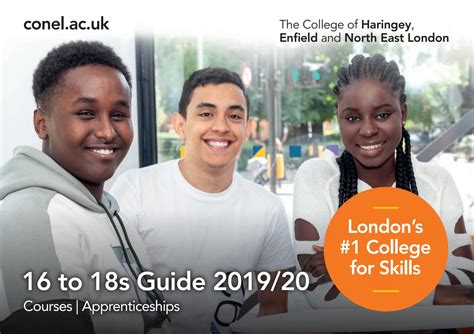16 To 18s Guide 201920 The College Of Haringey Enfield And North