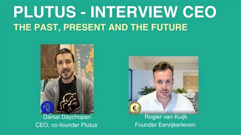 Plutus The Past Present And The Future A Conversation With Danial
