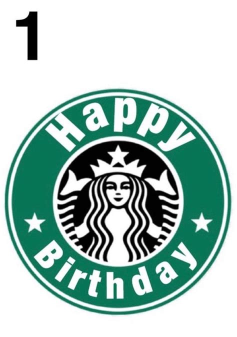 Custom Coffee Round Happy Birthday Sticker Labels Etsy Birthday