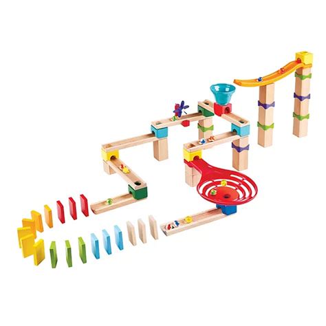 Hape Marble Run Do It Yourself Wooden Buildable Marble Racetrack Course Set