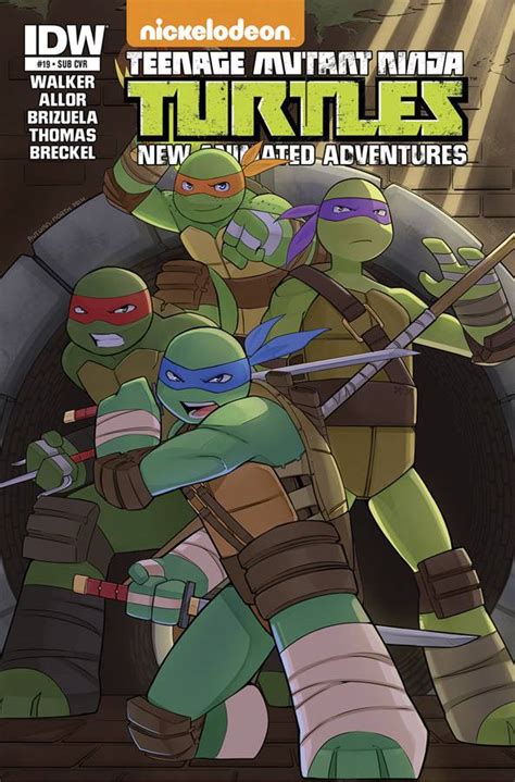 Tmnt New Animated Adventures 19 Subscription Variant