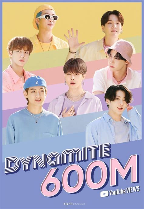Bts Dynamite Music Video Tops 600 Million Youtube Views Inquirer