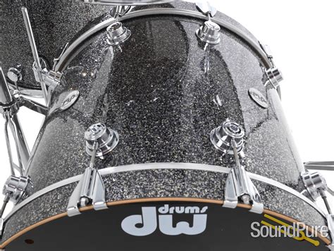Dw 4pc Collectors Series Cherry Drum Set Black Galaxy