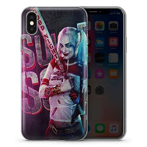 Harley Quinn Phone Case Cover Fits Iphone Samsung Huawei Etsy