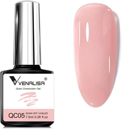 VENALISA Bulider Gel Quick Construction Base Gel Strengthener Gel Nail Polish Nude Pink Natural