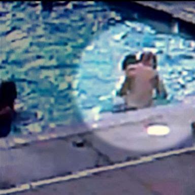 Year Old Woman S Rescue Of Babe From Drowning In Pool Caught On Camera GMA