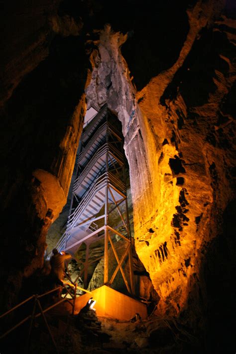 Caving Spelunking Mammoth Cave National Park Kentucky Usa