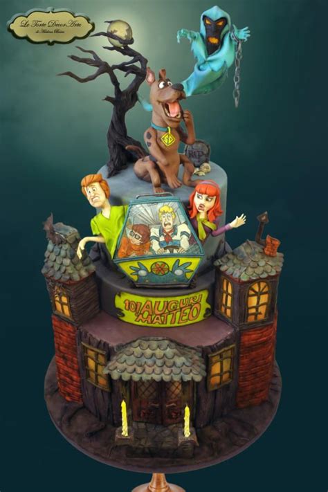 Spooky Scooby Cake By Adelina Le Torte Decorarte Scooby Doo