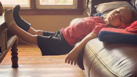 25 Amusing Photos Of Kids Sleeping In The Funniest Places Bouncy Mustard