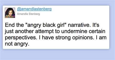 Amandla Stenberg And The Sad Reality Of The Angry Black Girl