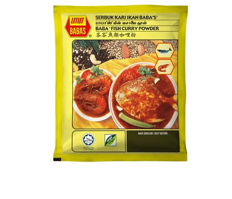 This meat curry powder, thus have influence of both indian and malaysian cooking styles. BABAS Fish Curry Powder £2.49