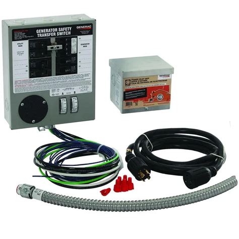 Buy Generac 6294 30 Amp 6 10 Circuit Manual Transfer Switch Kit For