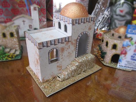 Casita Tipo Belén En Cartón Para Pesebre Casetta Di Natale Presepe