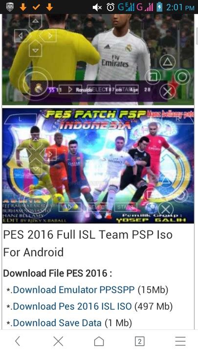 Download Pes 2016 Iso For Ppsspp Only Working Link Gaming Nigeria
